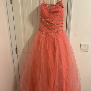 Custom Strapless Ballgown